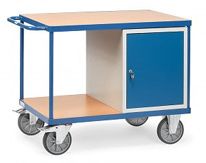 Servante d'atelier avec placard à serrure - Charge 600 kg