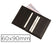 Protege CB protection RFID 6 poches cuir noir
