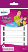 Etiquette plastifiée waterproof 86x17- sachet de 24