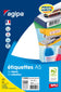 Etiquettes a5 blanches 9x13-114008