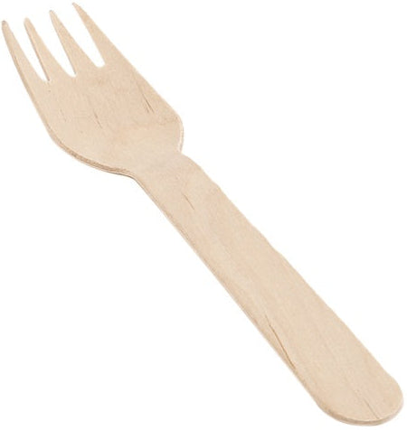 Fourchette bois - lot de 100