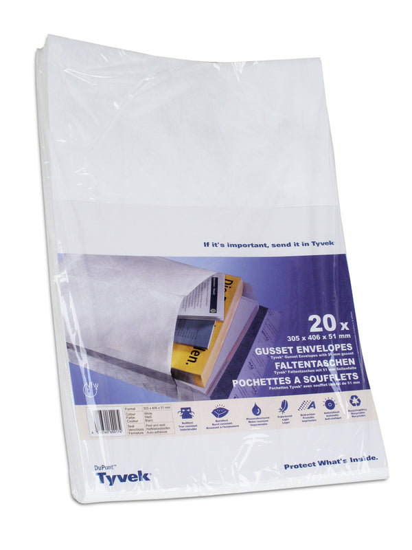 Pochet.tyvek souffl 305x406/51p/20
