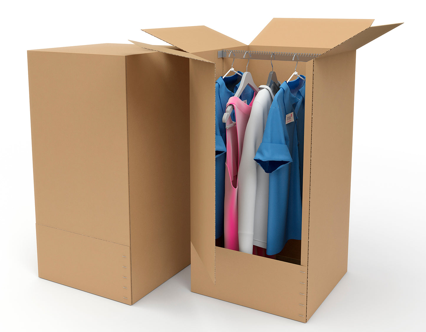 Caisse Penderie 50x50x100 cm - Rangement Vêtements
