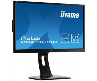 Écran led Prolite 24" - full hd, pied réglable en hauteur avec pivot