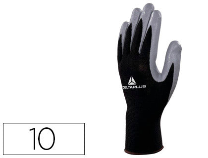 Gants de Protection Delta Plus VE712GR10 - Préhension Huileuse - Norme EN 388