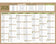 Calendrier 2x7m 40.5x55 natura