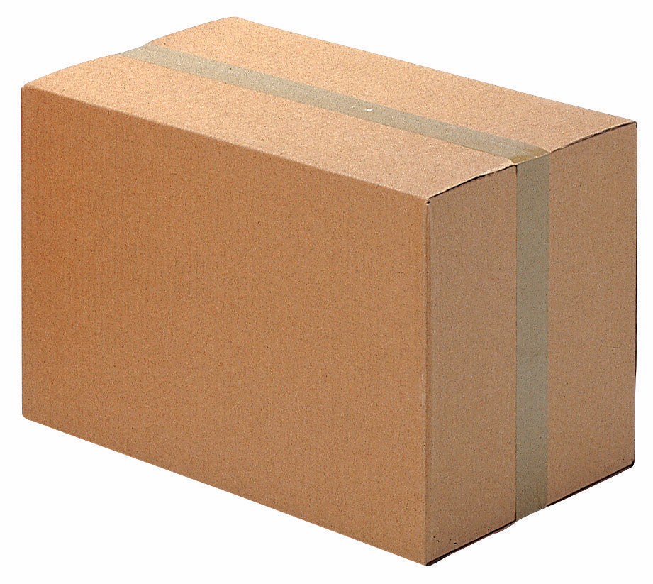 Caisse carton simple cannelure 41x31x24cm recycle