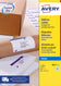 Etiquette jet d 'encre 38.1x21.2 -15feuilles-975 etiquettes