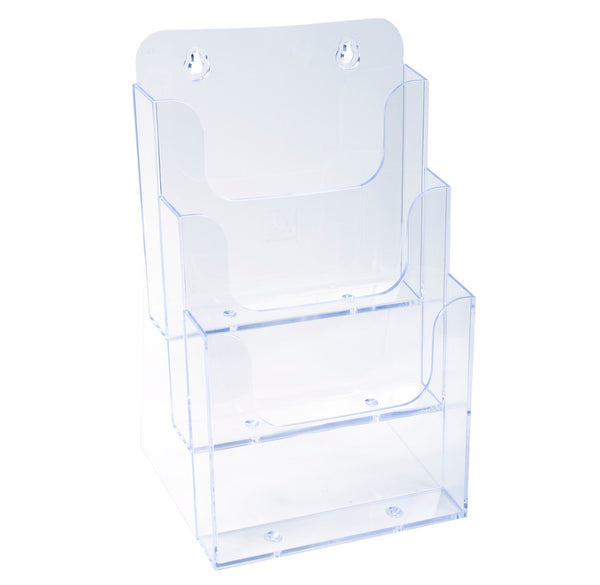 Porte-brochure A5 3 cases