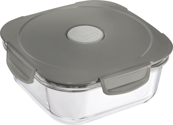 Boite dejeuner adulte verre 1.2L gris