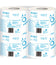Rouleau papier toilette emballage individuel 2plis - lot de 4