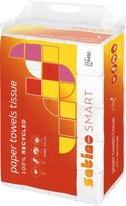 Papier Hygiénique 2 Plis 24x23cm - Lot de 200 Feuilles