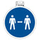 Panneau "distanciation" pvc 20cm