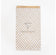Pochette kraft 21x37x7 pois fd blcp/50