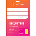 Etiquette 210x297mm jaune -50feuilles-50 étiquettes