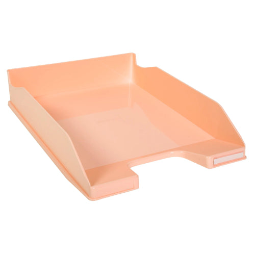Corbeille à courrier combo aquarel corail