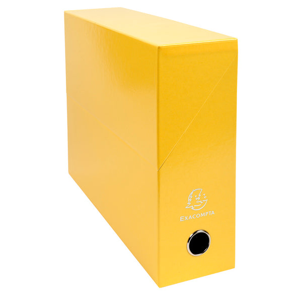 Boite de transfert 25x33mm dos 90mm pelliculé-jaune