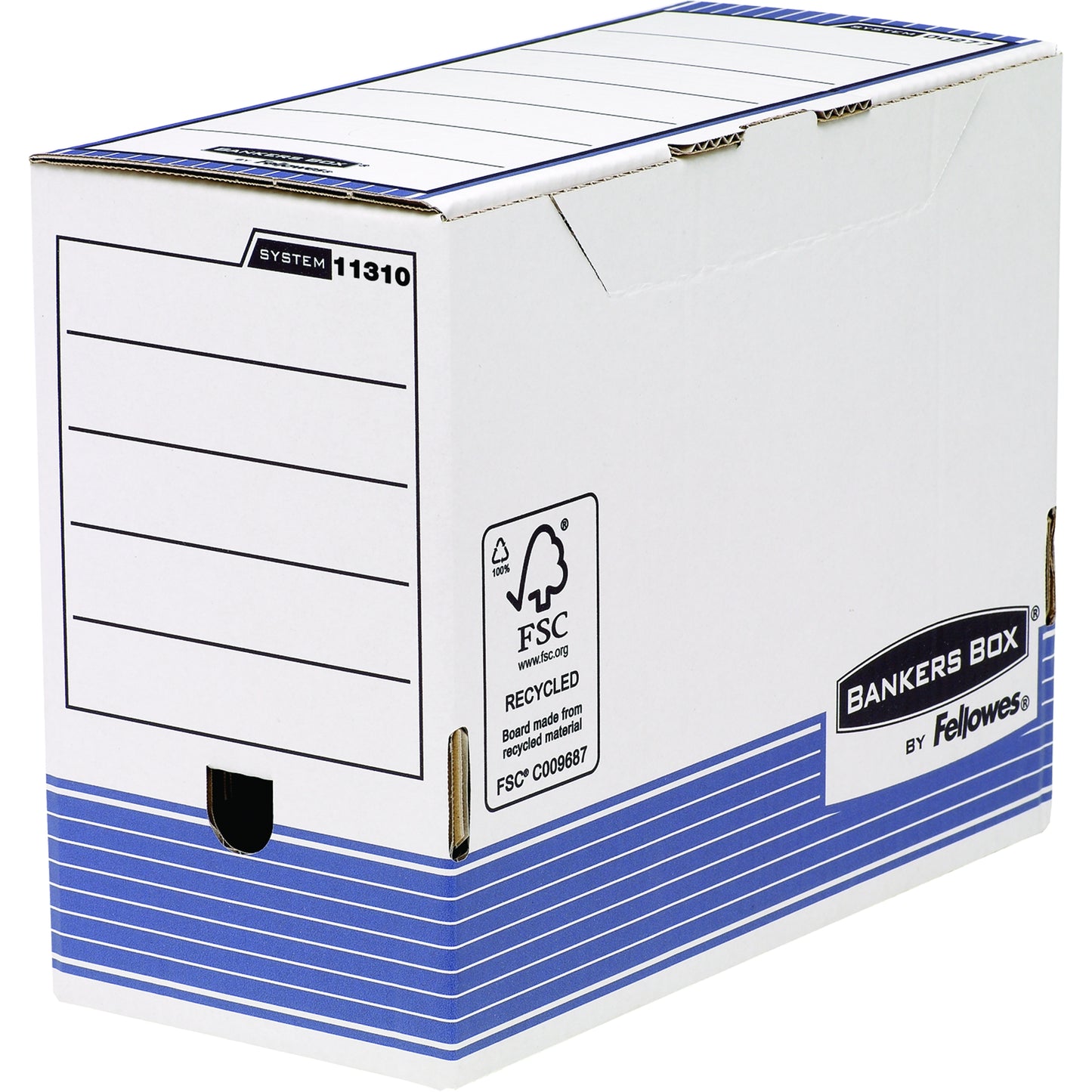 Boite archives bankers box dos 15mm-lot de 10-montage automatique
