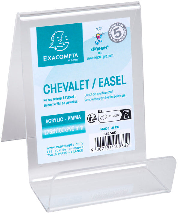 Chevalet de Présentation M - Acrylique Transparent