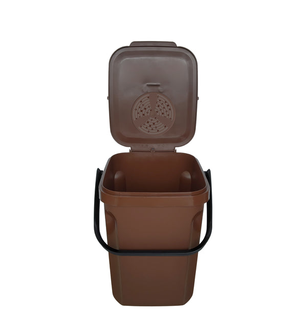 Poubelle Compost Organik 10L - Marron