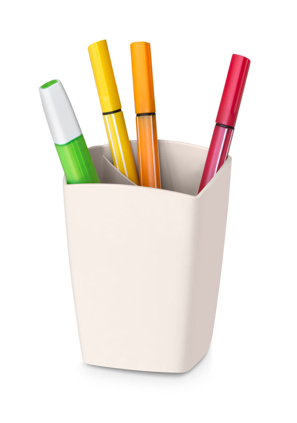 Pot à crayon résistant-beige
