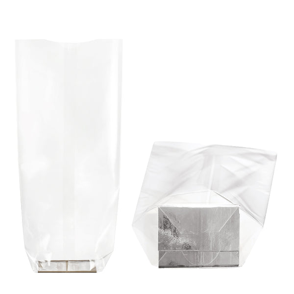 Sachets d'emballage 12x26 cm - Base carton renforcée