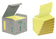 Bloc Post-it®Z recyclé 76x76 jaune- paquet de 6 blocs