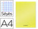 Cahier polypropylène 90g 21x29,7- 96 pages seyes- jaune