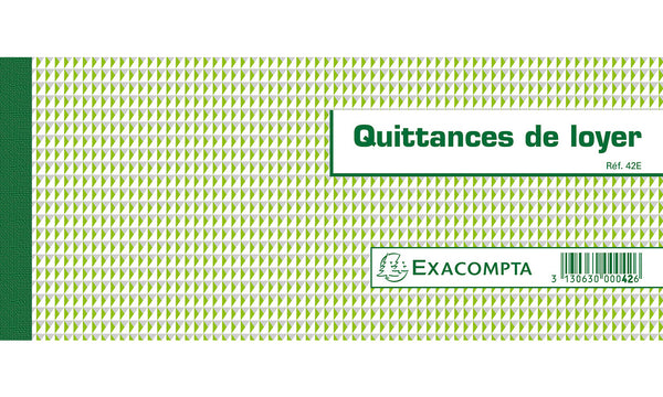 Carnet quittances loyer ref 42