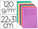 Pochette coin avec Fenetre 120G- paquet 50 Assorti