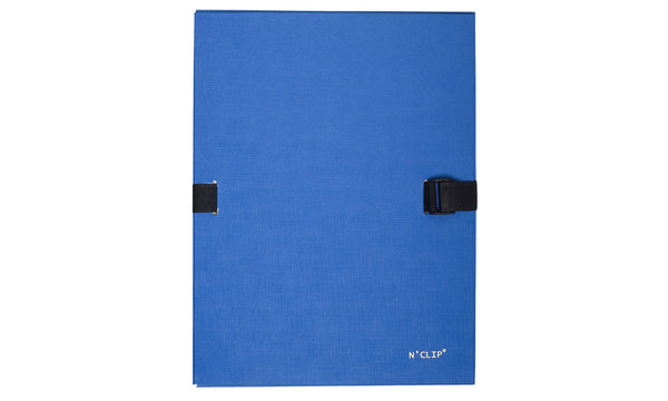 Chemise extensible a clip bleu