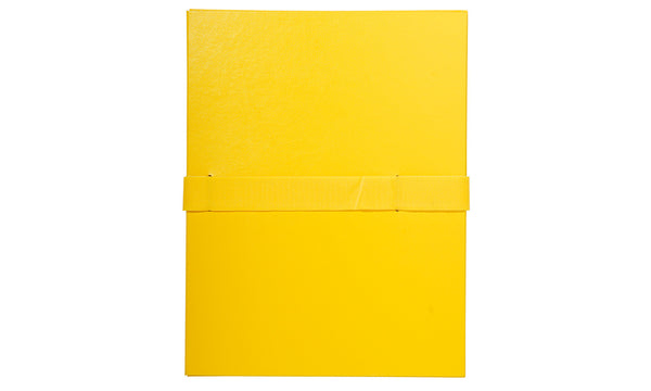 Chemise dos extensible rabat velcro jaune
