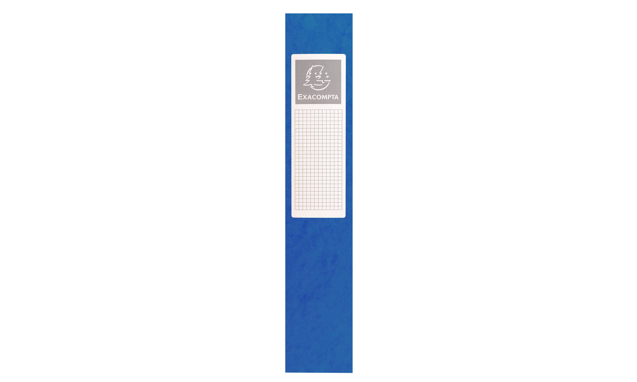 Boite de classement A4 carte lustrée 7/10 dos 60mm- bleu