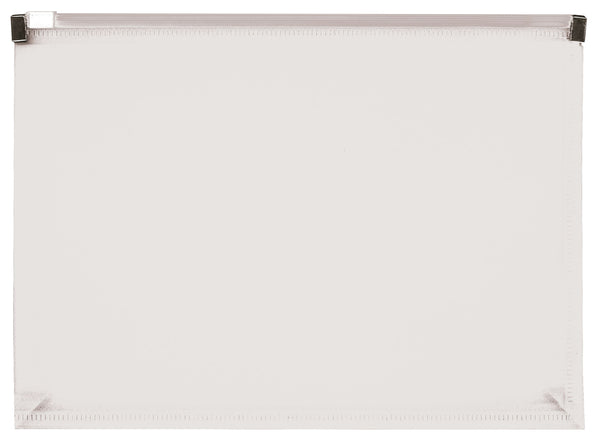 Pochette enveloppe zippee a5blanc