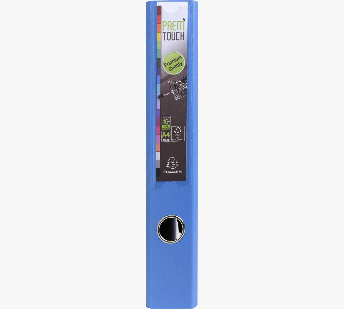 Classeur polypropylène premtouch dos de 50 bleu
