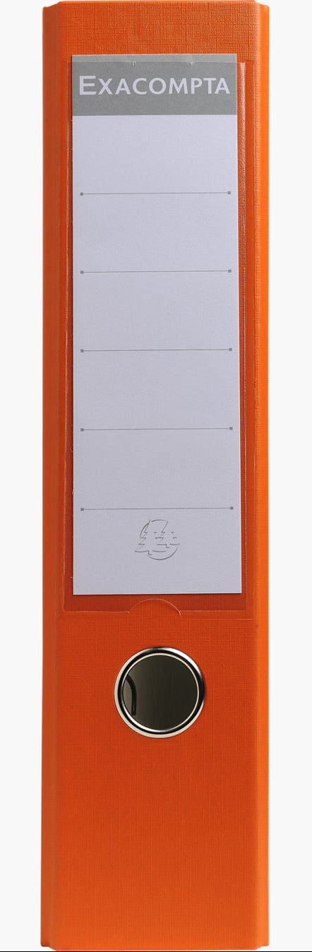 Classeur à levier polypro dos 75mm orange
