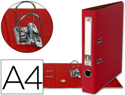 Classeur liderpapel a4 dos 52 mm rouge