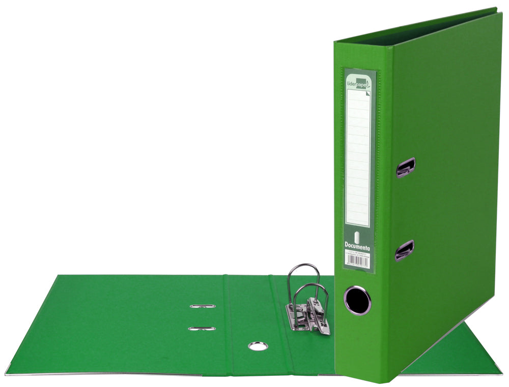 Classeur liderpapel a4 dos 52 mm vert foncé