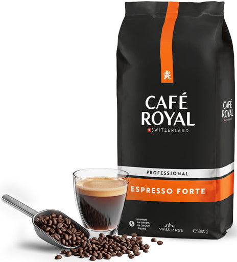 Grains de Café Espresso Forte - 1kg, Intensité 5