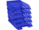 Corbeille courrier bleu