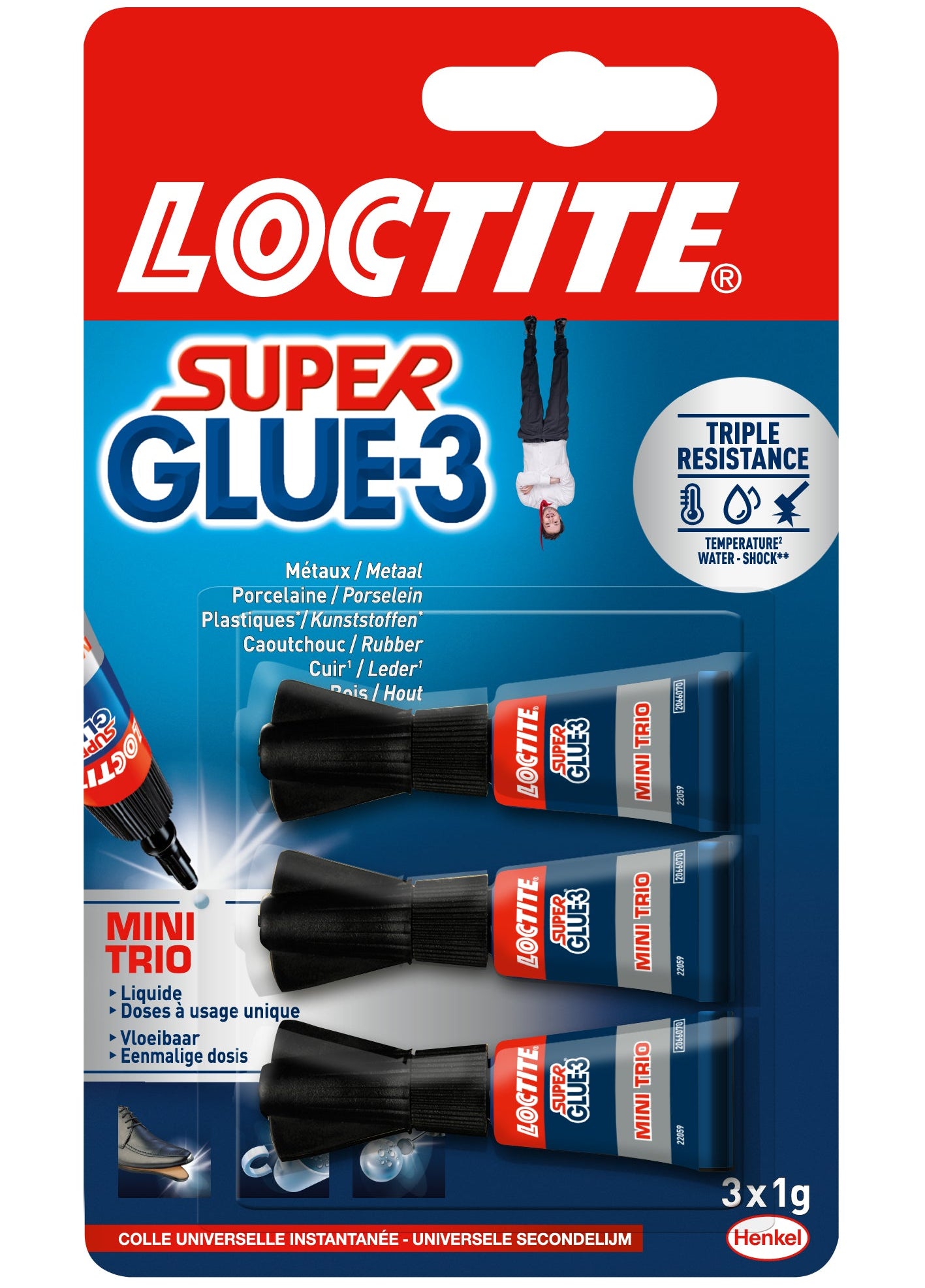 Colle rapide mini dose - séchage rapide et résistant