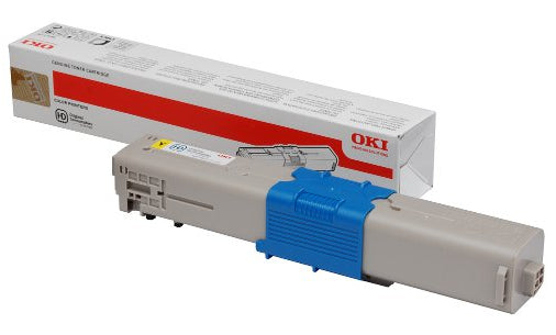 Toner oki jaune 46508713 - rendement 1500 pages