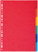 Intercalaires a4 6 positions - carte marbrée 220g/m²
