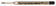Recharge stylo type Parker - Pointe moyenne noire