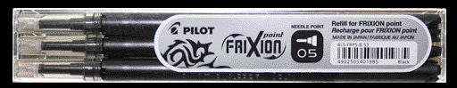 Set 3 recharges frixion pt o,5 bleu