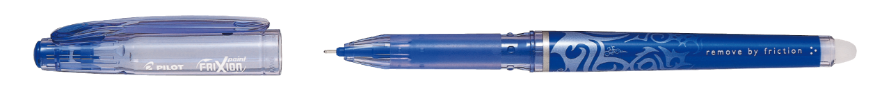 Roller gel frixion point 0.5 bleu