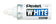 Marqueur pentel white pointe conique large blanc