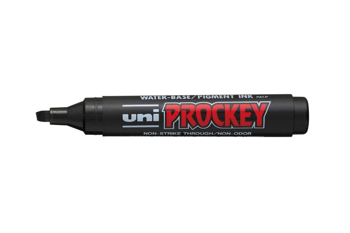 Marqueur Permanent PROCKEY PM-126 - Pointe Biseautée - Noir