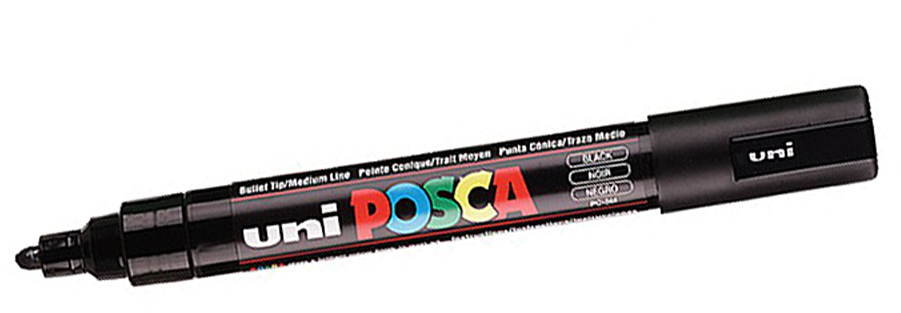 Marqueur posca pc5m noir
