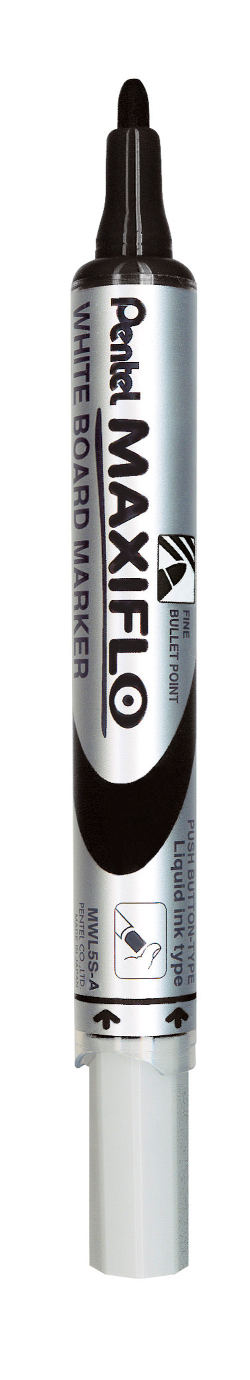Marqueur tableau blanc maxiflo ogive noir